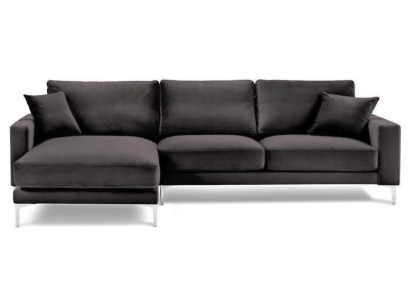 Sofas Italienische Möbel Schwarz Ecksofa Wohnzimmer Design Couchen Polster Sofa