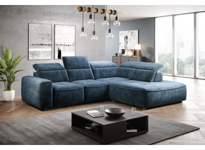 Ecksofa L-form Textil Luxus Design Wohnlandschaft Polster Couch Couchen Möbel
