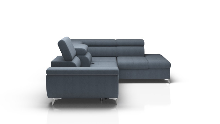 Stoff L-Form Couch Wohnlandschaft Ecksofa Garnitur Dekor Modern Design Sofa