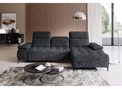 Ecksofa Sofa Multifunktion Design Sofa Stoff Textil L-Form Couch Wohnlandschaft