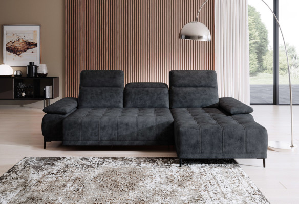 Ecksofa Sofa Multifunktion Design Sofa Stoff Textil L-Form Couch Wohnlandschaft