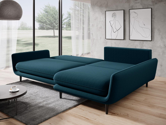 Ecksofa Sofa Couch Polster Wohnlandschaft Textil Eck Sofas Garnitur L Form Neu
