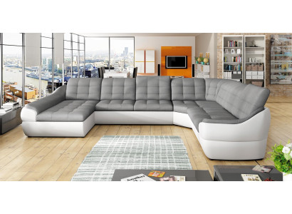 Stilvolles Modern Sofa Schlafsofa Wohnlandschaft Ecksofa U Couch NEU