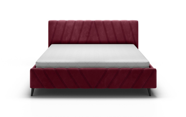 Luxus Bett Design Textil Betten Polster Hotel 180x200cm Schlafzimmer Möbel Samt