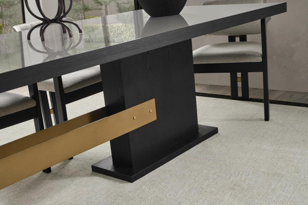 Designer Essgruppe Luxus Garnitur Esstisch 8x Stühle Esszimmer Möbel