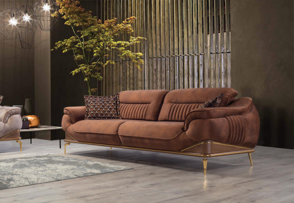 Luxus Neu Dreisitzer Sofa Couch Wohnzimmer Modern Design Sofas Einrichtung