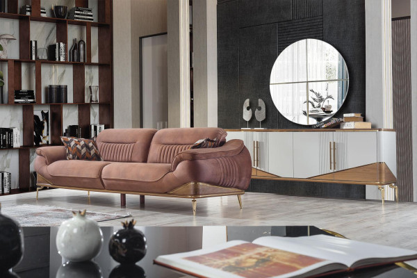 Luxus Neu Dreisitzer Sofa Couch Wohnzimmer Modern Design Sofas Einrichtung