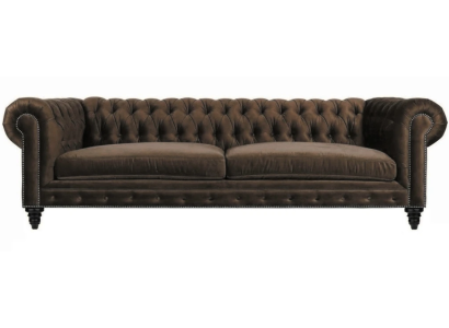 Chesterfield Braun Neu Wohnzimmer Modern Dreisitzer Kreative Möbel Textil Stoff