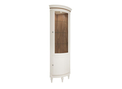 Eck Vitrine Vitrine Schrank Vitrinen Wohnzimmer Schau Schränke Design Holz Neu