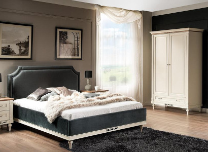 Bett Polster Design Luxus Hotel Betten Ehe 140/160cm Schlaf Zimmer Doppel Textil