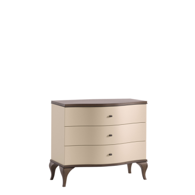 Kommode mit 3 Schubladen Sideboard Schubladenschrank Schrank Anrichte holz Neu