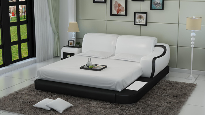 Designer Bett Polsterbett Luxusbett Doppelbett Ehebett Betten 140/160/180 cm