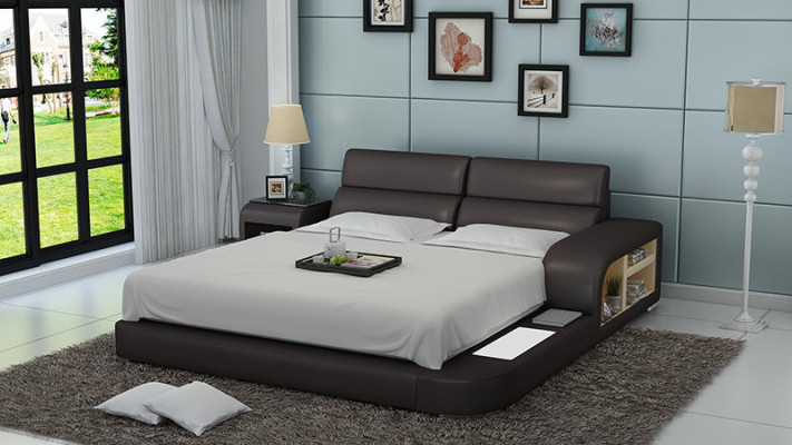 Designer Bett Polsterbett Luxusbett Doppelbett Ehebett Betten 140/160/180 LB8805