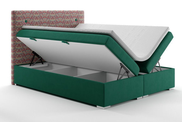 Boxspring Bett Funktion Hotel Doppel Komplett Set Topper Matratze Betten Kasten