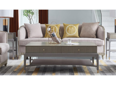 Textil Sofa Couch Polster Garnitur 3 Sitzer Couchen Sofas Garnituren Dreisitzer