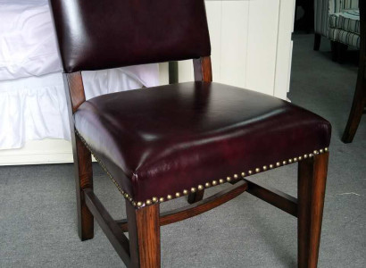 Stuhl 1x Luxus Design Polster Stühle Sitz Büro Designer Esszimmer Holz