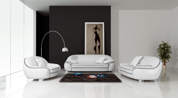 XXL Couch Ecksofa Wohnlandschaft Design Modern Sofagarnitur 3+2+1 F3013
