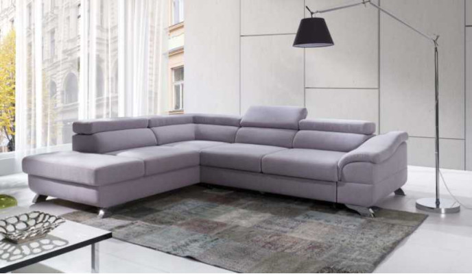 Ecksofa mit Bettfunktion Wohnlandschaft Sofa Ecksofa Couch Ecke Polster Garnitur