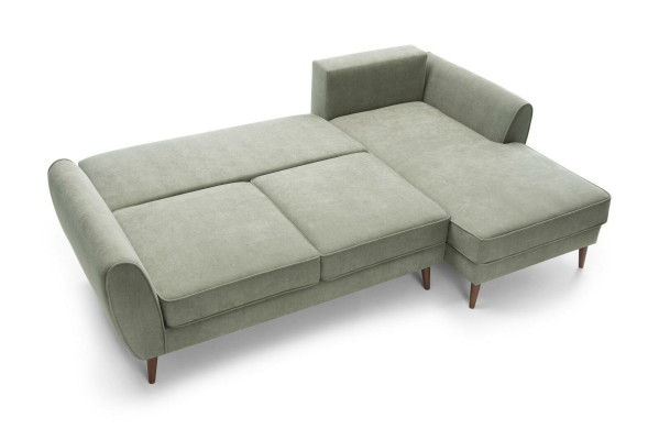Sofas Design Ecksofa L-Form Möbel Bett Funktionen Textil Leder Schlafsofa