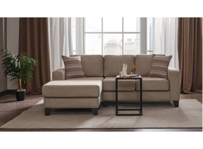 Ecksofa L-Form Textil Eckcouch Sofa Polster Premium Couch Möbel Sofas Couchen