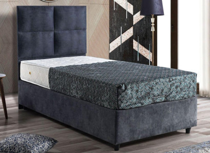Bett Design Betten Luxus Stoff Polster Schlafzimmer Möbel 90x190 Modern