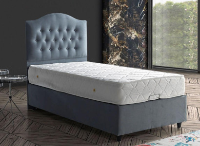 Bett Design Luxus Chesterfield Polster Schlafzimmer Möbel Modern 90x190 Luxus