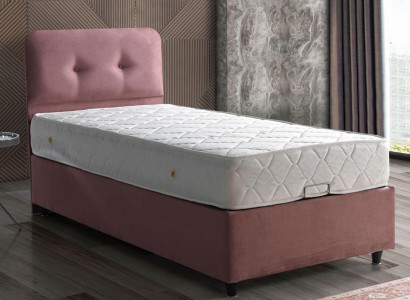 Bett Design Betten Luxus Polster Schlafzimmer Möbel Neu Modern Rosa 90x190