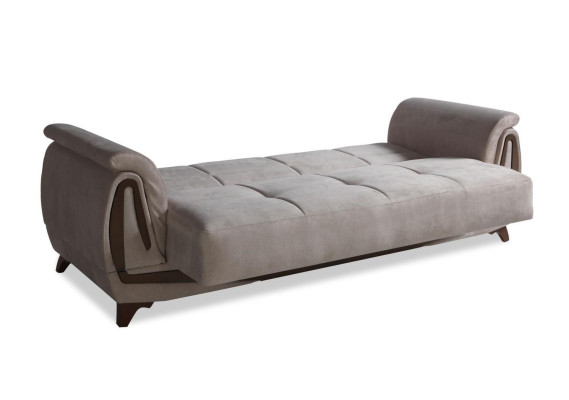 Sofagarnitur 3+2+1+1 Holz Wohnzimmer Luxus Sofa Modern Stoff Komplett Neu