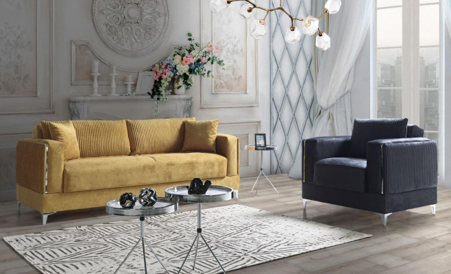 Sofagarnitur 3+1 Sitzer Modern Relax Sessel Modern Stil 2tlg Luxus Neu Wohnzimmer Neu