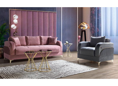 Sofagarnitur 3+1 Sitzer Modern Relax Sessel Stil 2tlg Luxus Wohnzimmer Möbel