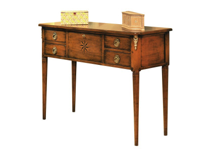 Möbel Stil Barock Design Holz Italienische Möbel Konsolentisch Braun Sideboard