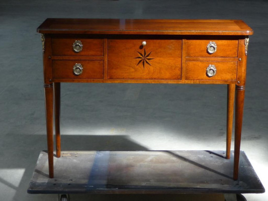 Möbel Stil Barock Design Holz Italienische Möbel Konsolentisch Braun Sideboard