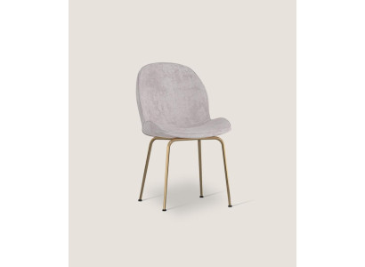 Hellgrauer Esszimmer Stuhl Designer Polsterstühle Moderne Einsitzer