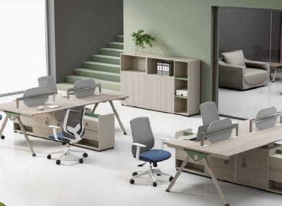 Arbeitszimmer Holz Büromöbel Schreibtisch Computertisch Luxus Neu