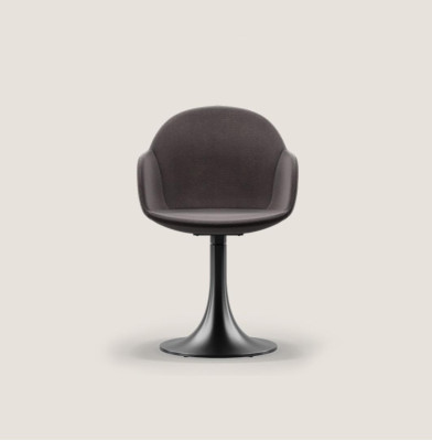 Designer Schwarzer Esszimmer Stuhl Mit Edelstahlfuß Luxus Einsitzer Neu