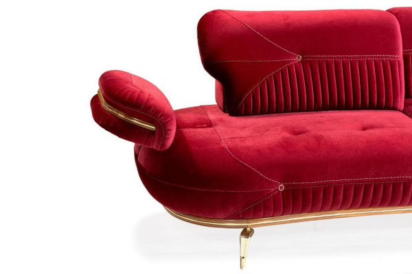 Moderne Wohnzimmermöbel Set Polster Sofa Sessel Modern 3-tlg