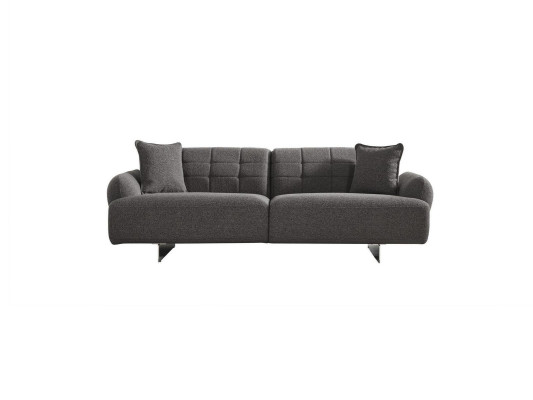 Couchen Polstersofa Grau Komplette Dreisitzer Sessel Modern 2tlg Sofas Neu