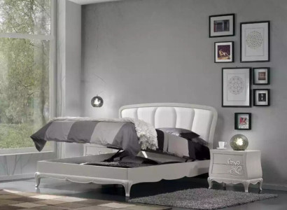 Bett 2x Nachttische 3 tlg. Schlafzimmer Set Modern Luxus Schlafzimmer