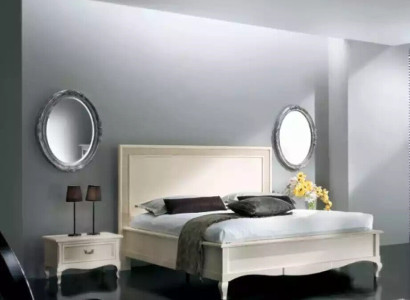 Bett 2x Nachttische 3 tlg. Schlafzimmer Set Möbel Modern Luxus Betten
