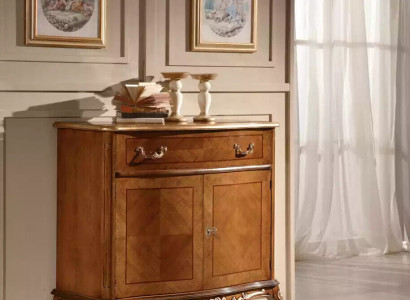 Braune Klassische Kommode Wohnzimmer Möbel Holz Einrichtung Sideboard
