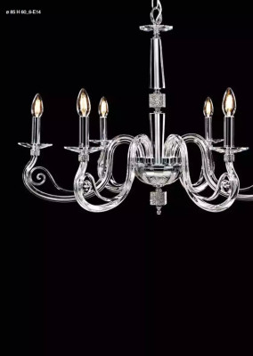 Luxus Transparent Deckenleuchter Deckenleuchter Kristall Kronleuchter Lampe