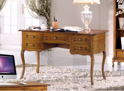 Brauner Bürotisch Luxus Arbeitszimmer Möbel Holz Schreibtisch Klassisch