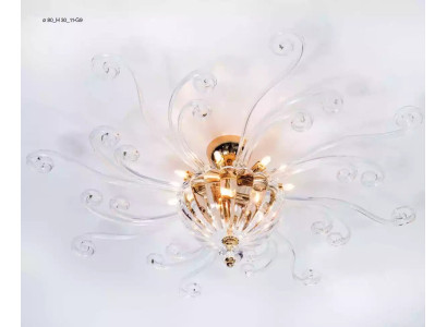 Deckenlampe Lüster Kristall Lampe Luxus Deckenleuchter Kronleuchter Lampe