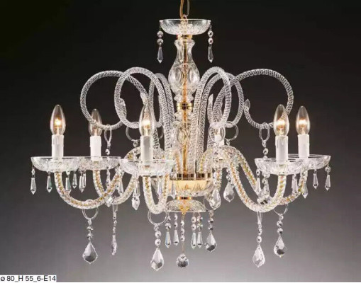 Luxuriöse Deckenleuchte Kronleuchter Kristall Lampe Lampe Leuchten