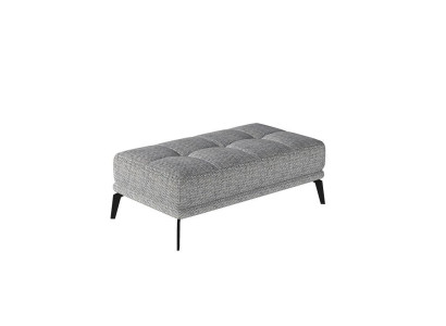 Lounge Fußhocker Hocker xxl Club Ottomane Pufa Leder Textil Ottoman Designer Neu