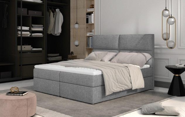 Designer Bett Chesterfield Textil Hotel Betten Doppel Schlafzimmer Luxus 180x200