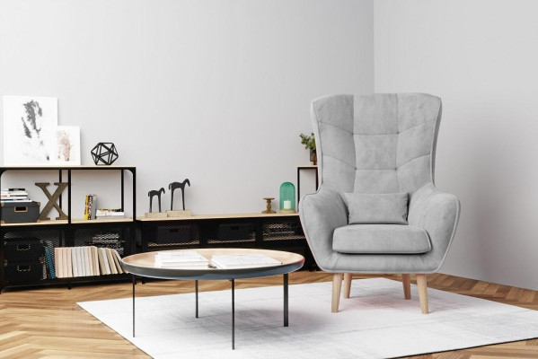 Sessel Club Lounge Designer Lehn Stuhl Polster Sofa 1 Sitzer Fernseh Neu Textil