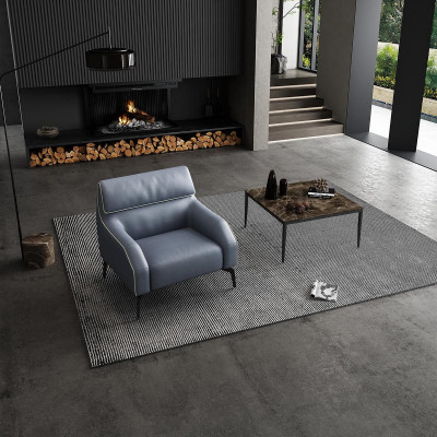 Wohnzimmer Design Sessel Einsitzer Sofa Couch Lounge Club 1 Sitzer