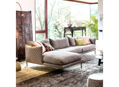 Ecksofa L-Form Couch Wohnlandschaft Garnitur Design Modern Sofa Stoff Textil Neu
