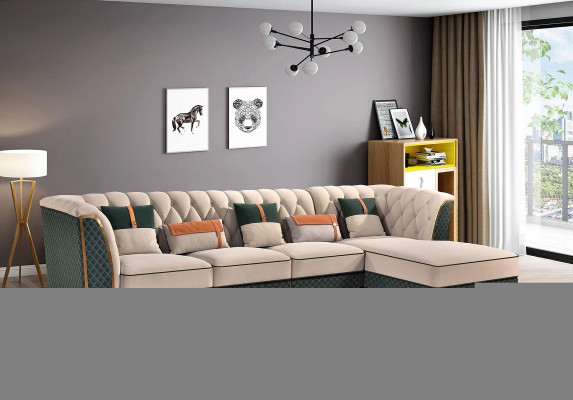 Ecksofa L Form Modernes Sofa Ledersofa Eckgarnitur Polster Wohnlandschaft